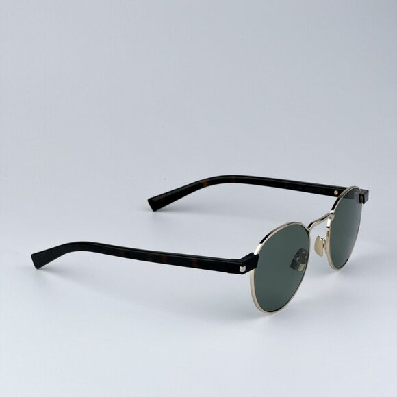 Saint Laurent SL707 002 BRAND NEW Sunglasses Gold Havana Green Oval Unisex - Picture 8 of 12